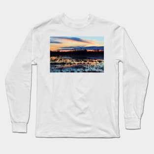 Contrasting Pastel Sunset Long Sleeve T-Shirt